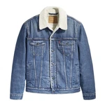 Levi's Jacke Sherpa Trucker Jacket blue denim/wei