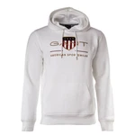 GANT Herren Hoodie - Archive Shield Kapuzen-Pullover Wei