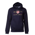 GANT Herren Hoodie - Archive Shield Kapuzen-Pullover blau