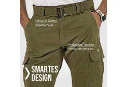 Indicode Herren William Cargohose (15958) Army