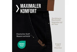 Indicode Herren William Cargohose (15958) Schwarz