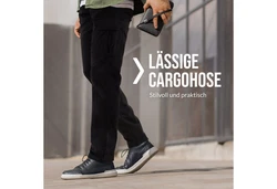Indicode Herren William Cargohose (15958) Schwarz
