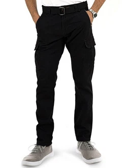 Indicode Herren William Cargohose (15958) Schwarz
