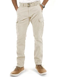 Indicode Herren William Cargohose (15958) Khaki/Beige