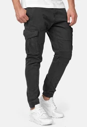 Indicode Cargohose Alex Schwarz/Khaki/Dunkelgrau/Dunkelgrün
