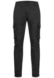Indicode Cargohose Alex Schwarz/Khaki/Dunkelgrau/Dunkelgrün