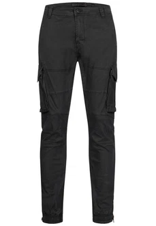 Indicode Cargohose Alex Schwarz/Khaki/Dunkelgrau/Dunkelgrün