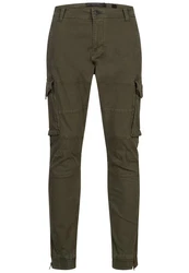 Indicode Cargohose Alex Dunkelgrün/Khaki