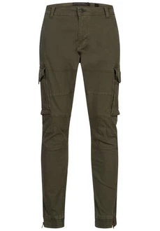 Indicode Cargohose Alex Dunkelgrün/Khaki