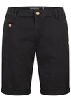 Indicode Herren Cuba Chino Shorts Schwarz/Dunkelgrau/Khaki