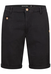 Indicode Herren Cuba Chino Shorts Schwarz/Dunkelgrau/Khaki
