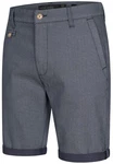 Indicode Herren Cuba Chino Shorts Grau/Dunkelblau/Blau