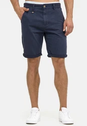Indicode Herren Cuba Chino Shorts Dunkelblau/Blau/Grau/Hellblau