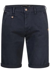 Indicode Herren Cuba Chino Shorts Dunkelblau/Blau/Grau/Hellblau