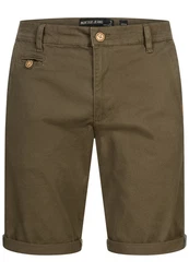 Indicode Herren Cuba Chino Shorts Khaki