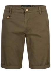Indicode Herren Cuba Chino Shorts Khaki