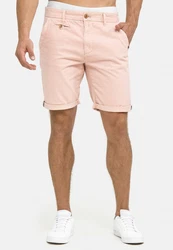 Indicode Herren Cuba Chino Shorts Beige/Khaki/Rosa/Braun