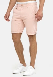 Indicode Herren Cuba Chino Shorts Beige/Khaki/Rosa/Braun