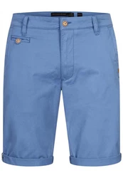 Indicode Herren Cuba Chino Shorts Hellblau/Blau