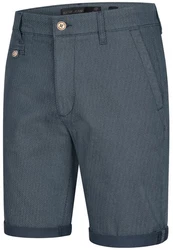 Indicode Herren Cuba Chino Shorts Dunkelblau/Grau/Blau
