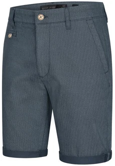 Indicode Herren Cuba Chino Shorts Dunkelblau/Grau/Blau
