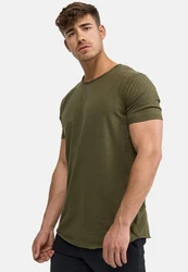 Indicode Kurzarmshirt Willbur Tee Dunkelgrün/Khaki