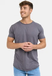 Indicode Kurzarmshirt Willbur Tee Dunkelgrau/Grau/Hellgrau