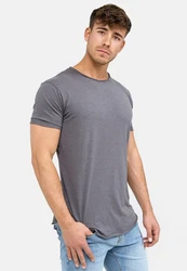 Indicode Kurzarmshirt Willbur Tee Dunkelgrau/Grau/Hellgrau