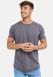 Indicode Kurzarmshirt Willbur Tee Dunkelgrau/Grau/Hellgrau
