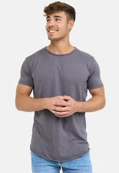 Indicode Kurzarmshirt Willbur Tee Dunkelgrau/Grau/Hellgrau