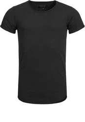 Indicode Kurzarmshirt Willbur Tee Schwarz