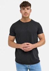 Indicode Kurzarmshirt Willbur Tee Schwarz