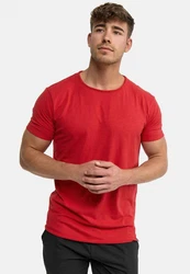 Indicode Kurzarmshirt Willbur Tee Rot