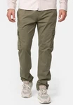 Indicode Broadwick Cargohose aus Baumwolle mit 6 Taschen Dunkelgrün/Khaki