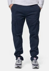 Indicode Broadwick Cargohose aus Baumwolle mit 6 Taschen Blau/Dunkelblau