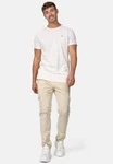 Indicode Broadwick Cargohose aus Baumwolle mit 6 Taschen Khaki/Beige