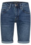Indicode Herren Caden Jeans Shorts mit 5 Taschen Blau/Hellblau/Dunkelblau