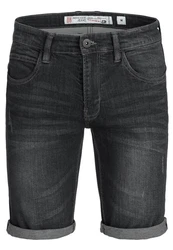 Indicode Herren Caden Jeans Shorts mit 5 Taschen Dunkelgrau/Schwarz/Braun/Grau