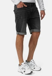 Indicode Herren Caden Jeans Shorts mit 5 Taschen Dunkelgrau/Khaki/Grau/Hellgrau/Braun