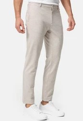 Indicode Herren Rodekro Chinohose Super Stretch mit 4 Taschen Khaki/Beige/Grau/Braun/Hellgrau