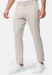 Indicode Herren Rodekro Chinohose Super Stretch mit 4 Taschen Khaki/Beige/Grau/Braun/Hellgrau