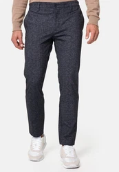 Indicode Herren Rodekro Chinohose Super Stretch mit 4 Taschen Dunkelblau/Grau/Dunkelgrau/Blau