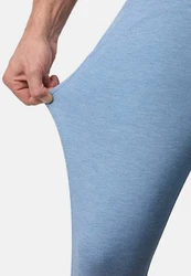 Indicode Herren Rodekro Chinohose Super Stretch mit 4 Taschen Hellblau/Blau/Grau