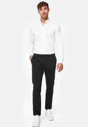 Indicode Herren Rodekro Chinohose Super Stretch mit 4 Taschen Dunkelgrau/Grau/Khaki/Hellgrau