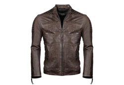 PAULGOS Herren Jacke Biker Look (D1) D1