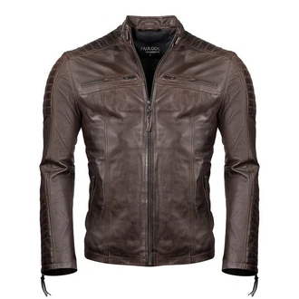 PAULGOS Herren Jacke Biker Look (D1)