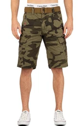 Cargoshorts Herren kurze Hose bapeanut (1-tlg) inklusive Grtel