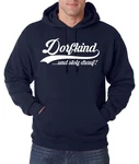 Youth Designz Kapuzenpullover Dorfkind Herren Hoodie Dunkelblau/Blau