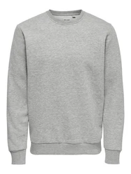 ONLY & SONS Sweatshirt Ceres Grau/Hellgrau