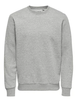 ONLY & SONS Sweatshirt Ceres Grau/Hellgrau ONLY & SONS Sweatshirt Ceres Grau/Hellgrau
